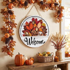 Interchangeable Door Sign,Welcome Sign for Every Season,Slot-In Design,12 - Image 4