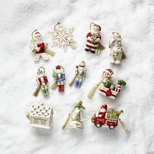 Lenox Santa in Fire Truck Christmas Hanging Ornament - Image 4