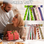 8 Pcs Large Door Ribbons Bow 25in Wreath Sash for Wall, Decor for Home - Image 4