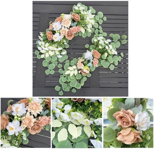 Wedding Arch Flowers 2PCS Artificial Flower Arrangements - Image 4