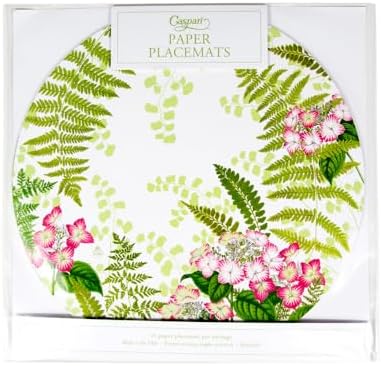 Caspari Fern Garden Placemats - 12 Per Package, Large - Image 4