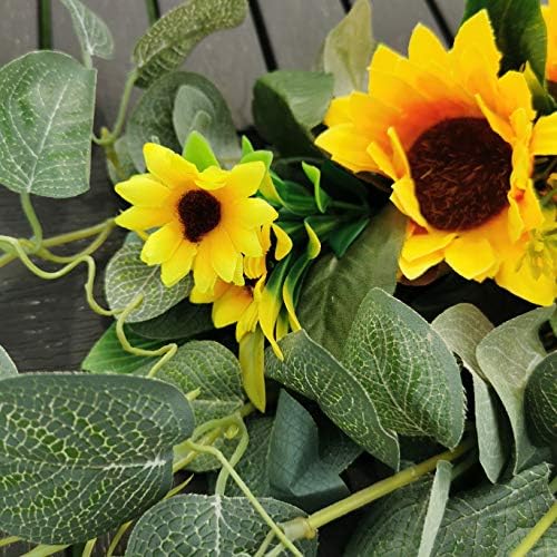 Wedding Arch Flowers 30 Inch Rustic Artificial Floral Swag Decor - Image 4