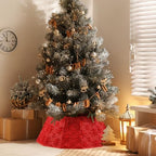 Soulchen Faux Fur Christmas Tree Collar 24" - Image 6