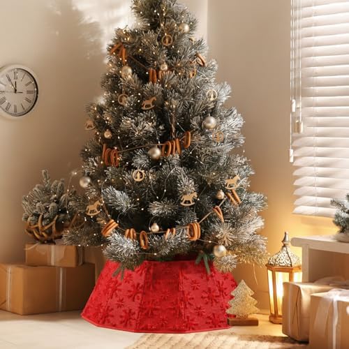 Soulchen Faux Fur Christmas Tree Collar 24" - Image 6