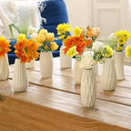 16packs Small White Ceramic Vases - Mini Flower Vases for Centerpieces - Image 6