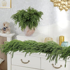 9FT Christmas Norfolk Pine Garland - Image 3