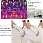 Happy Diwali Backdrop Burning Light Deepavali Diwali Photography Backdrop for Indian Festival of Lights Party Decoration Photo Background (8X6FT(94X70inch)) - Image 7
