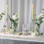 12Pcs Glass Cylinder vases for Centerpieces, 6 Inches Clear Bud Vases for Wedding Decorations,Floral Vase Bulk Flower vases,Tall Glass Hurricane Candle Holder for Table Shelf, Party. - Image 3