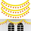 Riceshoot 3 Pcs Marigold Garland 4.6 ft for Day of The Dead Decor, Yellow by Zuqqaaoor