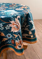 Maison d' Hermine Table Cloth Round Table Reusable 100% Cotton 63" Diameter - Image 4