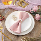 APTWOW Pearl Gold Napkin Rings Set of 100, Disposable Wedding Table Decor - Image 4