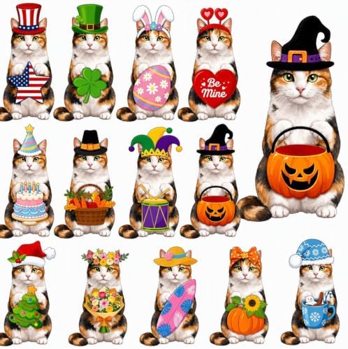 Magnetic Interchangeable Wooden Animal Decor Seasonal Holiday (X) by Unknown