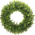 Hiptree 22 Inch Boxwood Wreath for Front Door,Greenery All Year Round by HipTree