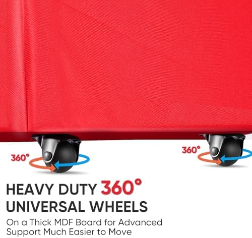BALEINE 7.5 ft Rolling Christmas Tree Storage Bag, 2 Swivel Wheels for Easy Moving, Heavy Duty 600D Oxford Fabric Extra Large Artificial Christmas Tree Bag with Reinforced Carry Handles (Green) - Image 2