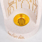 European Style Tea Light Candle Holder Resin Sculpture Palace Shape Candle Holder for Candle Container Suitable for DIY Crafts, Candlesticks, Wedding, Home Decoration - Image 7