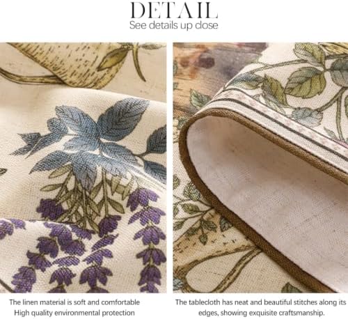 patdrea Designer Vintage French Floral Table Runner,12"X118" - Image 4