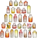 Yaomiao 30 Pcs Glass Bud Vases Centerpieces, Orange Yellow Gradient Series by Yaomiao