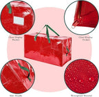 Shappy 6 Pcs Storage Bags, Red, 48 x 20",30 x 16",12 x 12" - Image 3