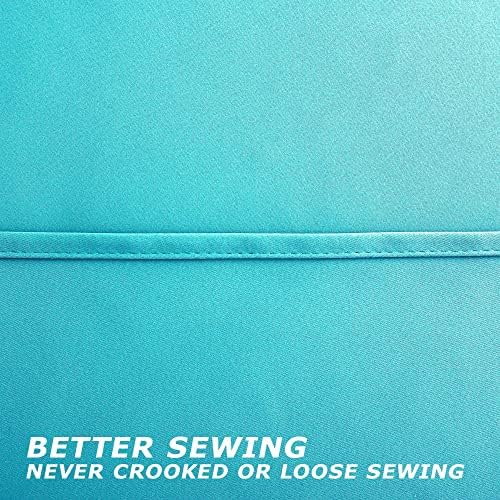 Turquoise Window Curtain Panels for Living Room Set 84 Inch Length 2 Pieces Grommet Drapes Insulated Light Blocking Room Darkening Double Blackout Thermal Curtains for Bedroom 52x84 Inches Long - Image 4
