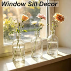 Glass Bud Vases Set of 16, Clear Mini Flower Vases, Small Bud Vase in Bulk for Centerpiece, Vintage Decorative Bottle Vase for Wedding, Anniversary, Table Decor, Home Decoration - Image 6