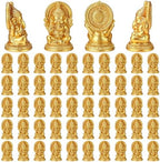 AceOrbit 150 Pcs Gold Ganesha Figurines, 1.26 Inch Resin Hindu Party Favors by Unknown