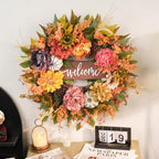 Fall Wreaths for Front Door 24 Inch Autumn Wreath Thanksgiving Door Decor - Image 6