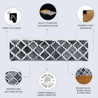 Handicrafts Home Decorative Storage Box with Lid, Moroccan Remote Control Holder Box, Wide Coffee Table Storage Organizer, Bone Inlay Resin Wooden Living Room Storage Box, Gray, 10 x 6 x 2.5 - Image 3