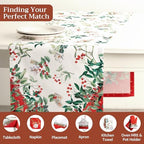 Maison d' Hermine Table Runner 100% Cotton 14.50" x 108" (Single Layer) - Image 4