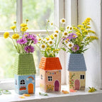 Remerry 3 Pcs Vintage Ceramic Small Vase Home Decor by Remerry