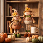 Capoda 2 Pack Thanksgiving Standing Scarecrow Decorations - Image 4