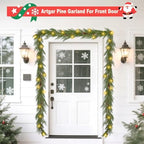 Artgar Christmas Cedar Garland, 6 Ft Prelit Christmas Garland - Image 5