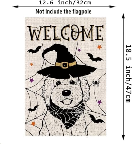 Seasonal Garden Flags Golden Doodle Double Sided Flags Set of 11 Holiday Farmhouse Indoor Outdoor Yard Lawn Christmas Gifts Decorations 12.5x18 Inch - Image 2