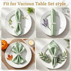 Suream Napkin Rings Set of 60, Silver Elegant Napkin Rings Bulk for Wedding Dinner Party Kitchen Table Setting Birthday Christmas Thanksgiving Decorations - Image 3