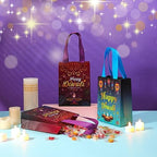 Windyun 48 Pcs Diwali Gift Bags Non Woven Handles Festival of Lights Party - Image 6