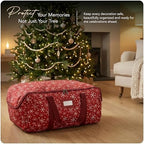 Covermates Christmas Tree Storage Bag, Red Snowflake - Image 2
