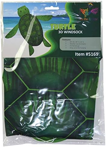 In the Breeze 5169 — 3D Sea Turtle Windsock — Hanging Outdoor Beach Decoration for Yards, Gardens - Image 4
