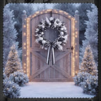 Norme Black Halloween Wreath Christmas Decorations Ball Wreath 15.7 Inch - Image 6