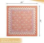 Maison d' Hermine Cloth Napkins Set of 4 Reusable 100% Cotton (20" x 20") - Image 4
