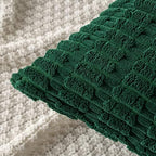 MIULEE Christmas Euro Sham Decorative Throw Pillow Covers 26x26 Dark Green Pack of 2 - Image 4