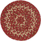 Homespice Apple Pie Braided Trivets for Country Decor, Round 8" Set of 6 - Image 4