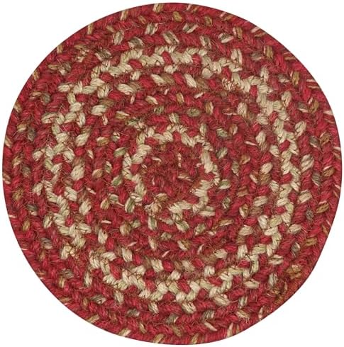 Homespice Apple Pie Braided Trivets for Country Decor, Round 8" Set of 6 - Image 4