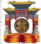 Beistle Asian-Themed Party Decoration Set – Authentic Good Luck Coins, Red Dragon Table Runner, and 3-D Gong Centerpiece, Chinese-Inspired Décor for Lunar New Year, Festivals & Cultural Celebrations - Image 5