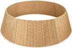 Christmas Tree Collar, 36-inch Tree Skirt Collar Paper Rope Christmas Decor by HENAYUK