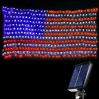 HYH Solar Powered American Flag Lights, 420 LEDs Net Light up Outdoor by HYH