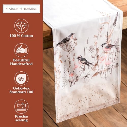 Maison d' Hermine Table Runner 100% Cotton 14.50" x 108" (Double Layer) - Image 2