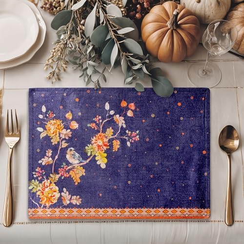 Maison d' Hermine Placemats Set of 4 Reusable 100% Cotton (13"x19") - Image 6