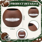LemonRoad 6 Pcs Flower Pot, Football, 3.93 x 3.93 x 3.15 Inches, 6 - Image 3