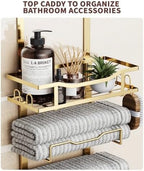 Aetyord Hanging Towel Racks for Bathroom Storage - Image 4