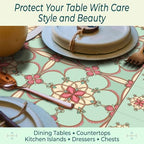 Heat Resistant Table Runner, 39 x 12 Inch - Romantic Design - Image 3