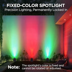 InnoGear 2 Solar Lights Outdoor for Halloween Christmas Xmas, Red & Green - Image 2